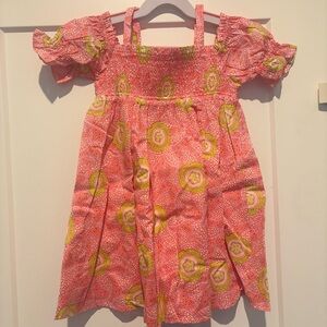 Janie and Jack Pink and Yellow Floral Dress